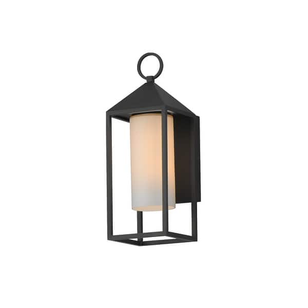 slide 2 of 4, Maxim 30072 Aldous 17" Tall Outdoor Wall Sconce Black