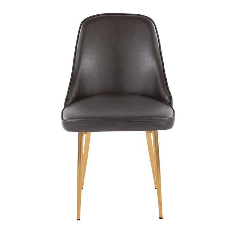Silver Orchid Naldi Faux Leather Dining Chair - Set of 2