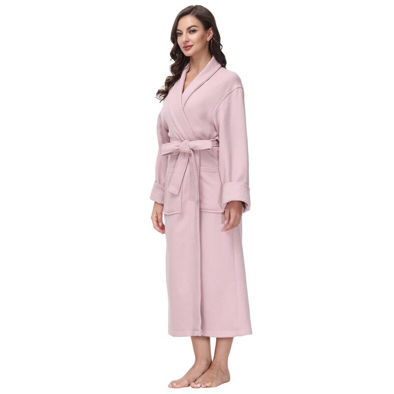 INK+IVY Diamond Waffle 100 Cotton Bathrobe Bed Bath & Beyond 40125971