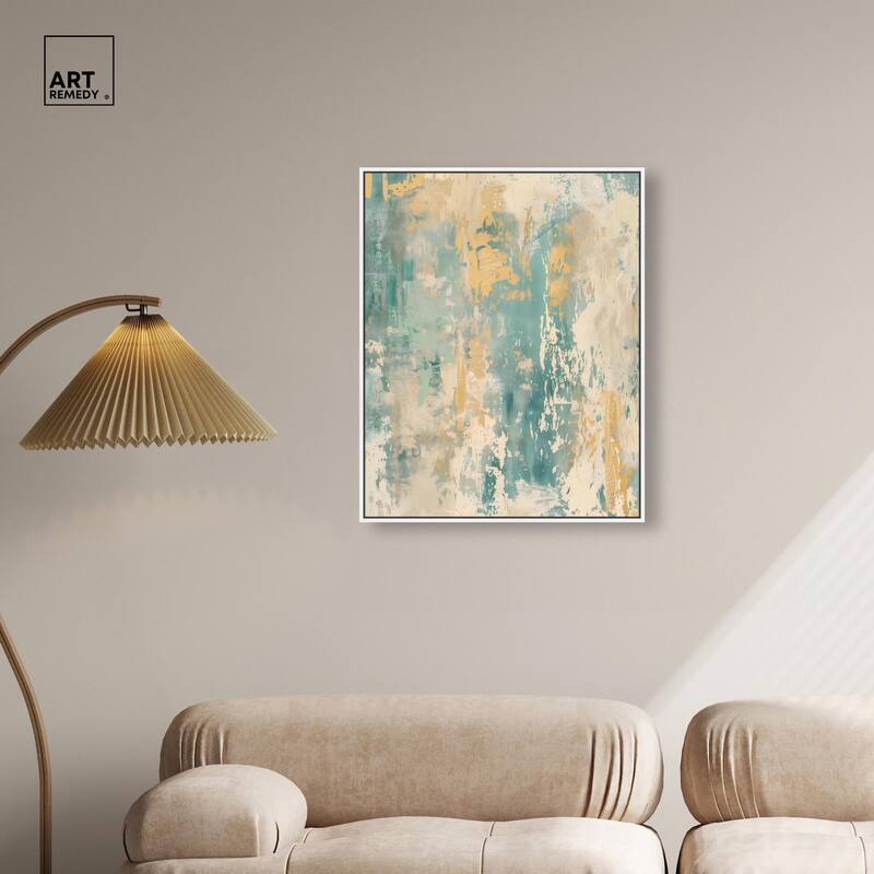 Minted Ivory II Canvas by Art Remedy
