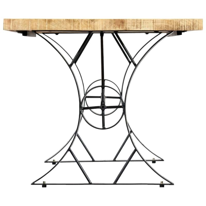 vidaXL Dining Table 70.9"x35.4"x29.9" Solid Mango Wood - 70.9" x 35.4" x 29.9"