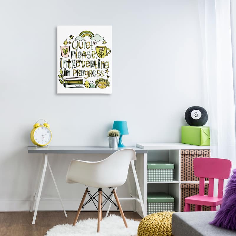 Stupell Introverting In Progress Canvas Wall Art Design By Mandy Ford Art + Illustration
