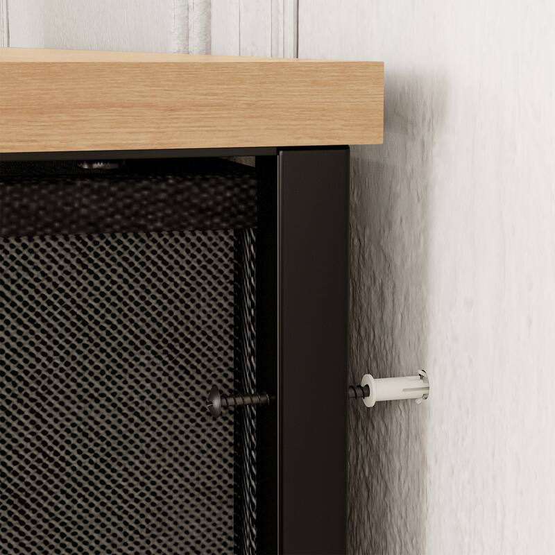 VredHom 6-Drawer PE Rattan Storage Cabinet Closet Dresser