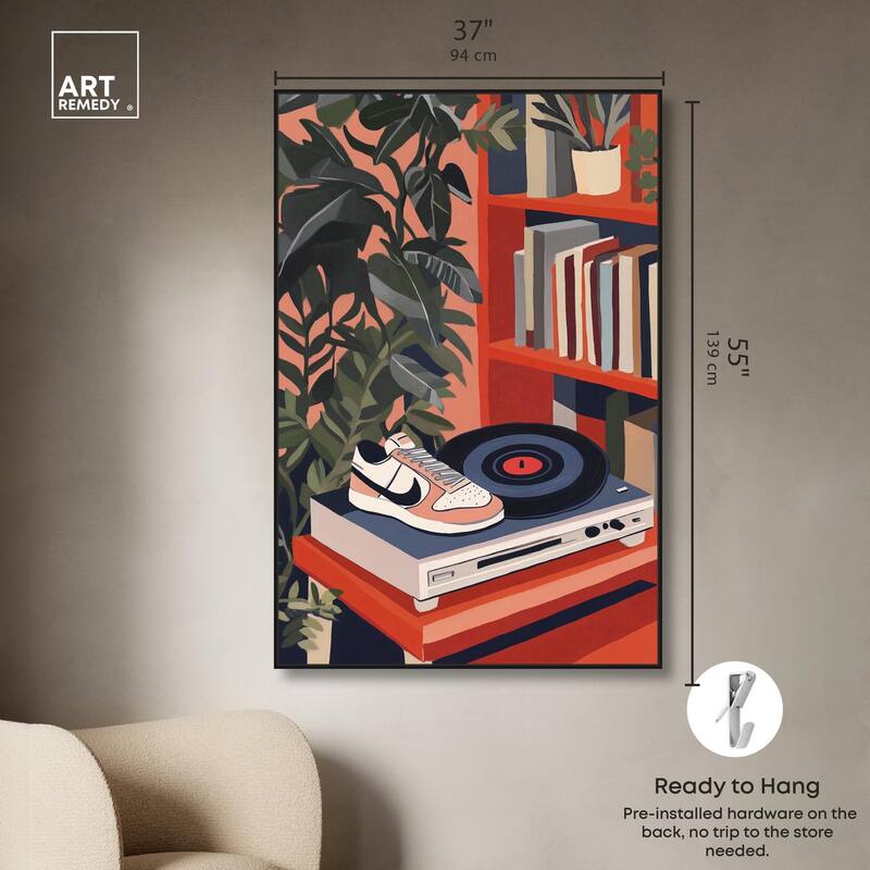 Vinyl and Sneaker Canvas by Art Remedy
