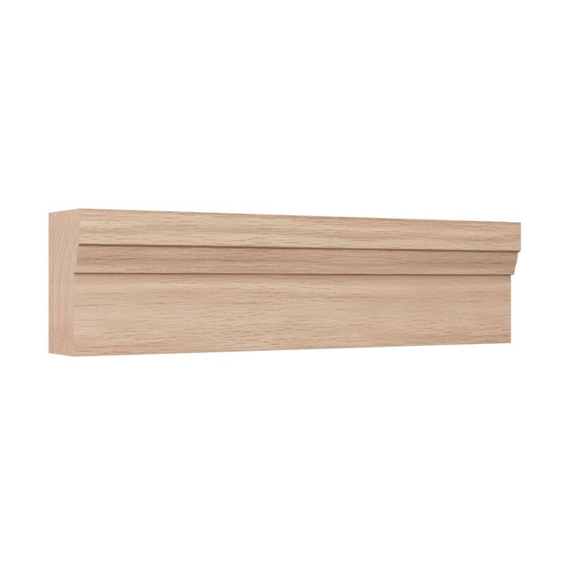 WM180 1-1/4-in D x 2-in W x 96-in L Americraft Solid Hardwood Stain Grade Brick Moulding