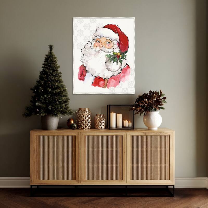 Special Delivery VII by Anne Tavoletti (23 x 28 in.), Framed Canvas Wall Art Print - Sylvie Beaded White