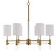 preview thumbnail 7 of 6, Uttermost 21380 Welkin 6 Light 30" Wide Chandelier