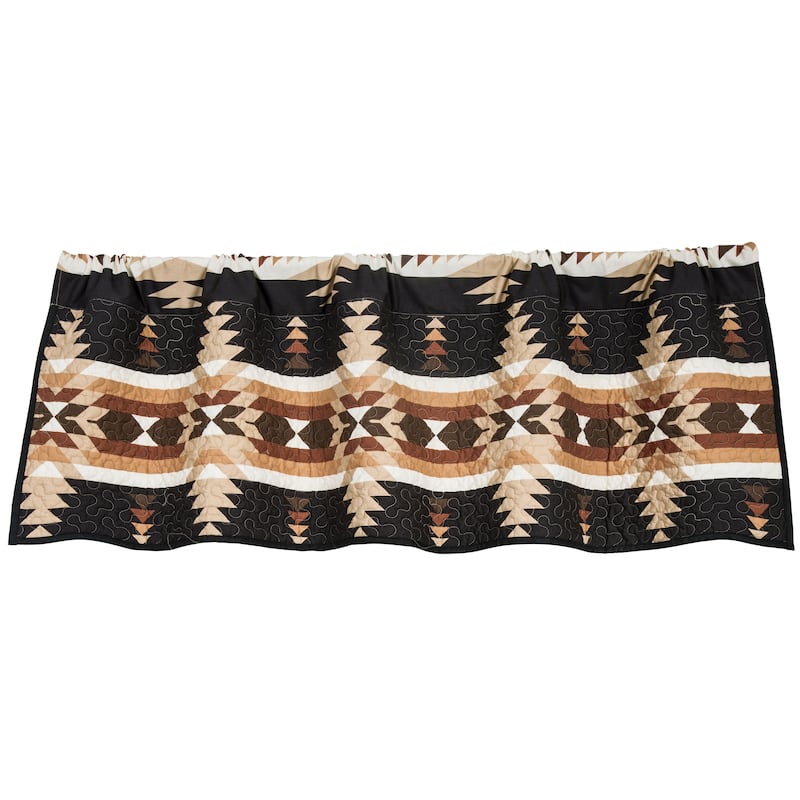 Paseo Road by HiEnd Accents Yosemite Aztec Patterned Valance - 18"x56"