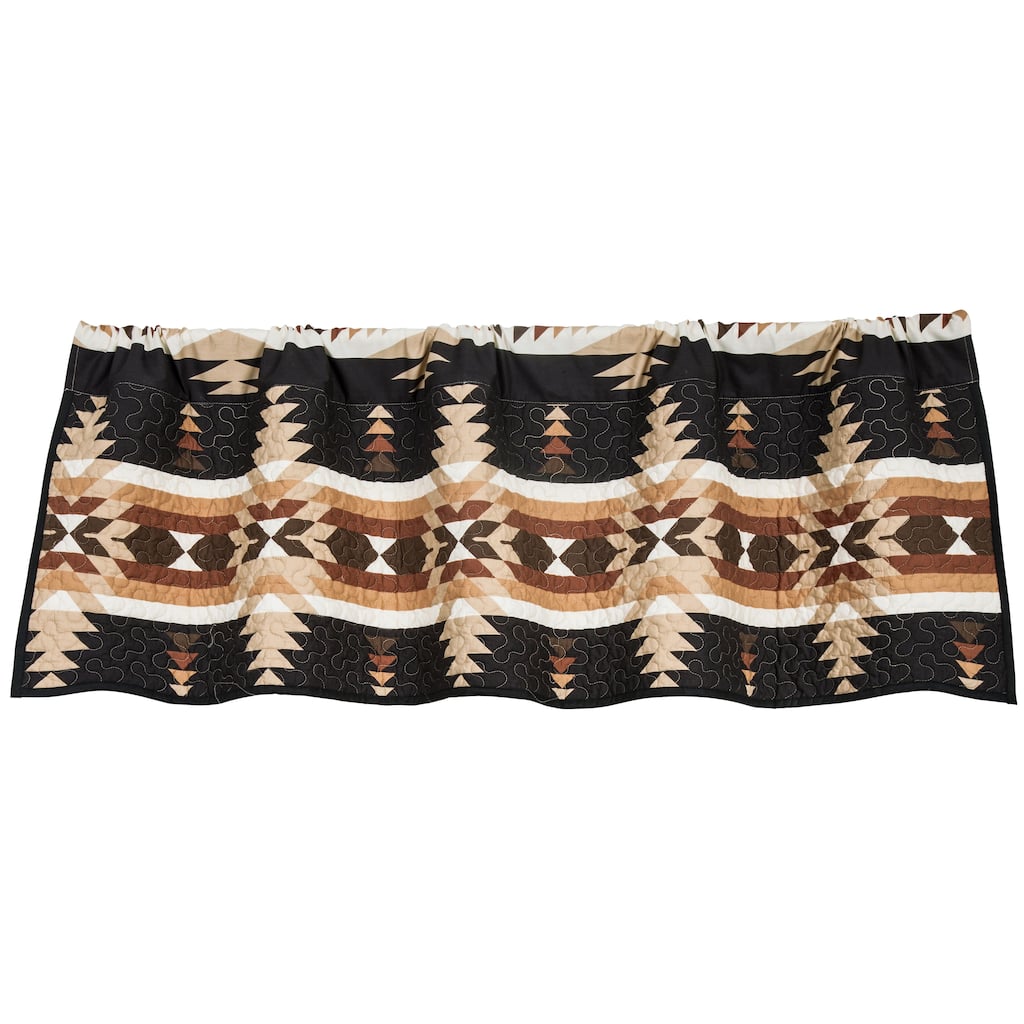 Paseo Road by HiEnd Accents Yosemite Aztec Patterned Valance - 18"x56"