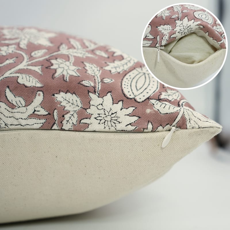 Fabdivine Floral Handcrafted Throw Home Décor Pillow Cover Or Cushion Case