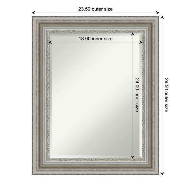The Gray Barn Parlor Silver Bathroom Vanity Wall Mirror