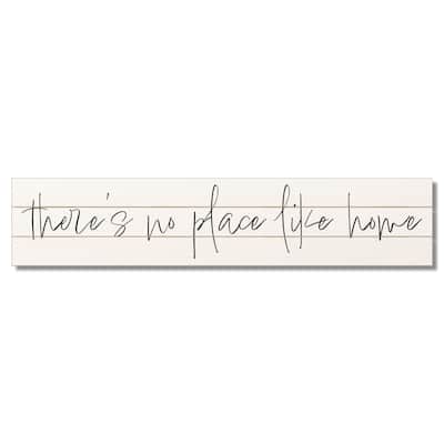 No Place Like Home Vertical Decorative Indoor/Outdoor Pallet Wood Sign 36" by 7.5" Made in the USA
