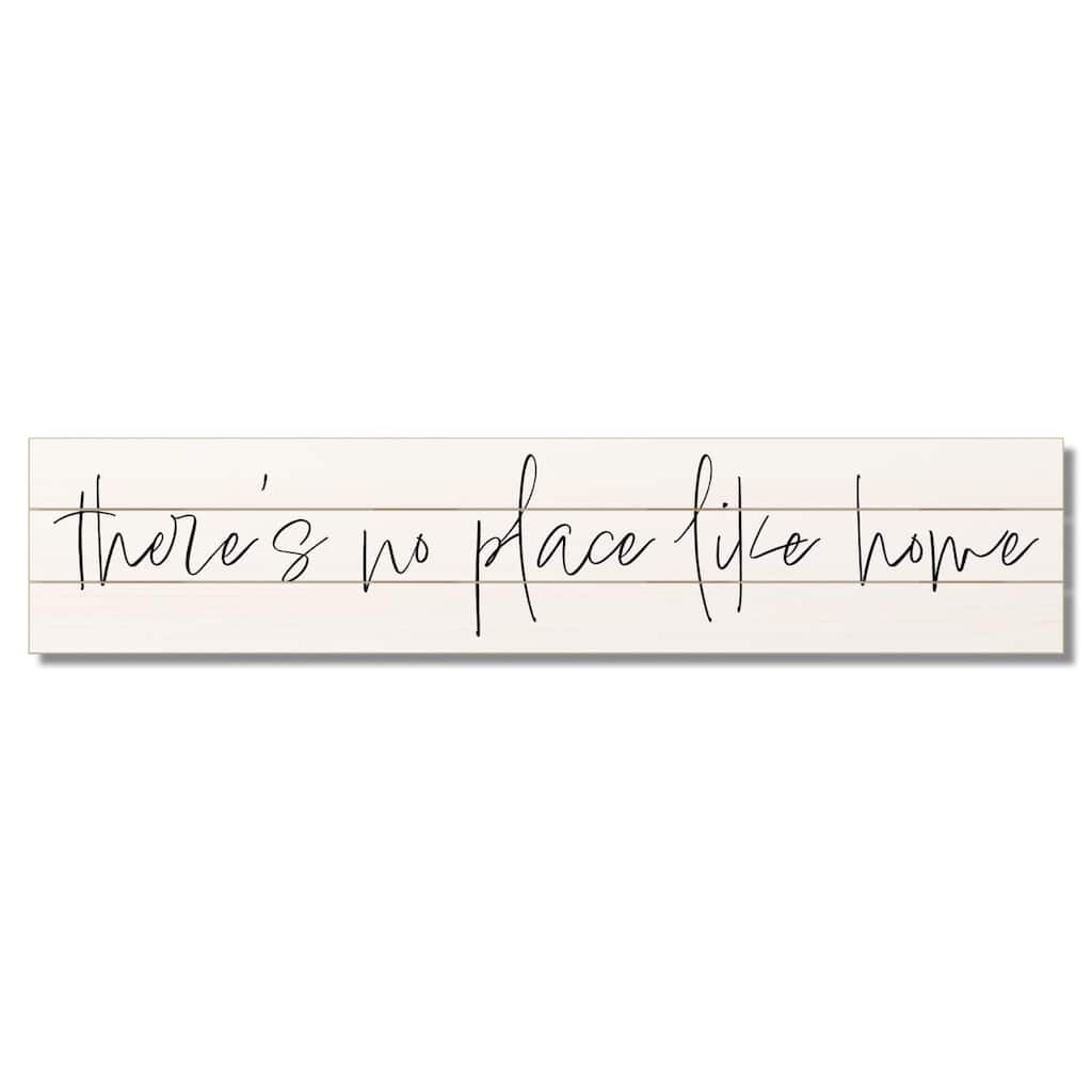 No Place Like Home Vertical Decorative Indoor/Outdoor Pallet Wood Sign 36" by 7.5" Made in the USA