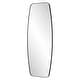 preview thumbnail 4 of 4, Uttermost Caspian Curved Black Dressing Mirror - 71.875'' H X 27.75'' W X 2'' D