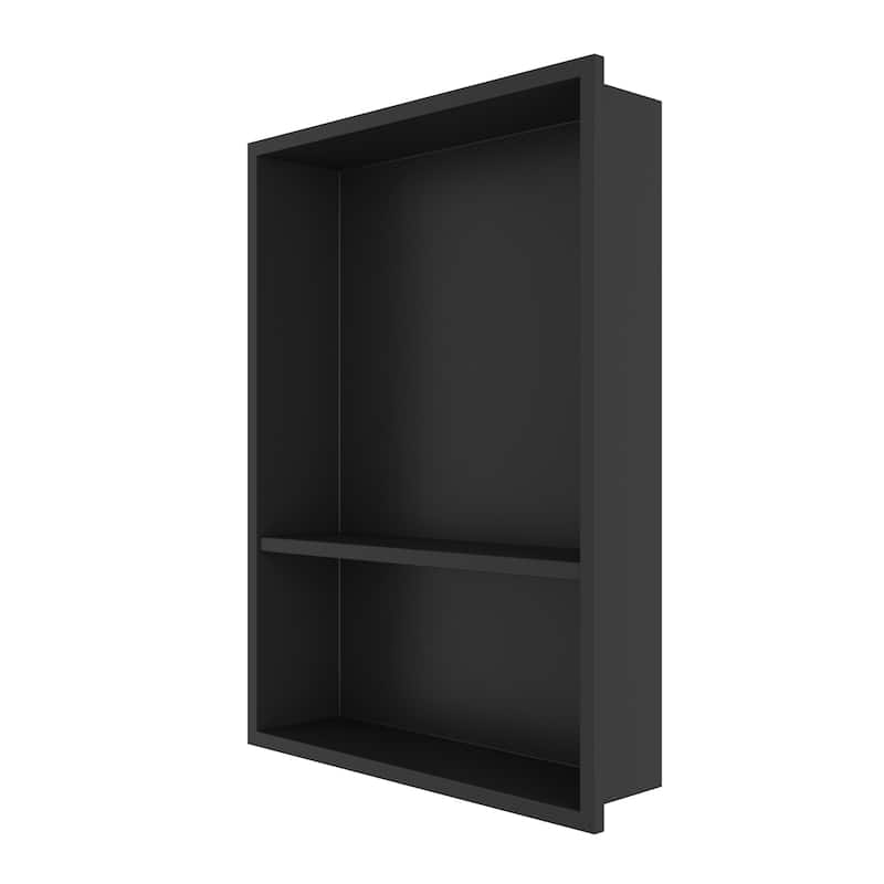 CRAFT + MAIN N1420S 20" x 14" Shower Niche - Matte Black