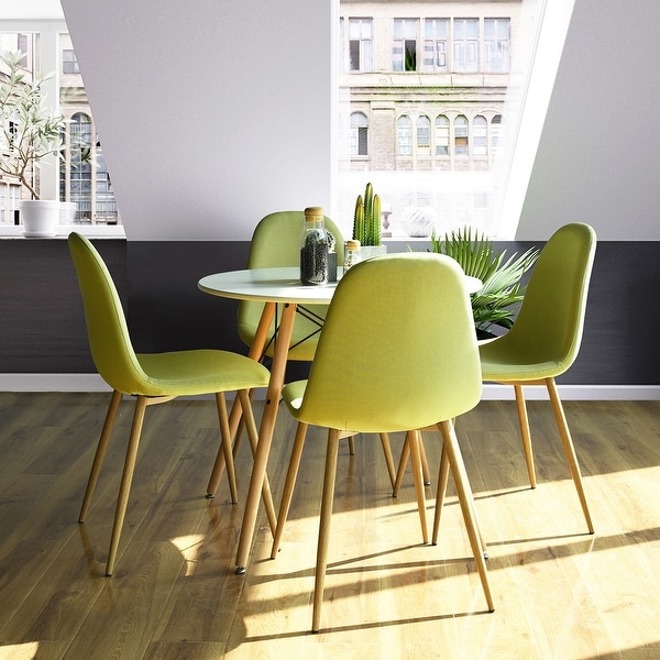 Carson Carrington Lafsviken Mid-Century Modern Yell Dining Chairs (Set of 4). Opens flyout.