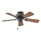 preview thumbnail 2 of 8, Hinkley Cabana Outdoor Ceiling Fan - Matte Black - 36"