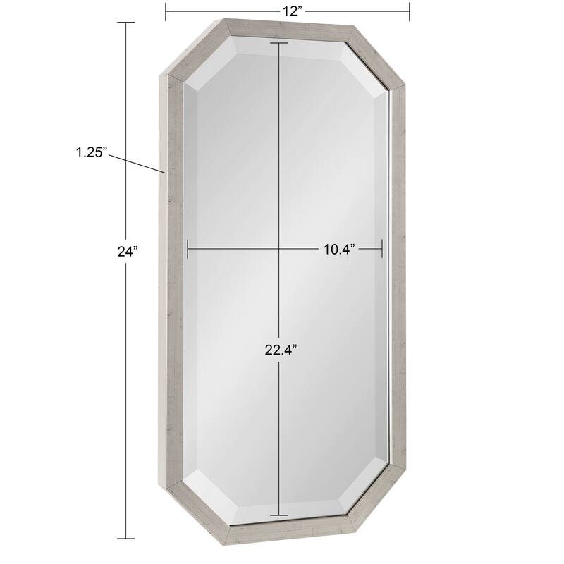 Kate and Laurel Laverty Octagon Accent Mirror Set - 3 Piece