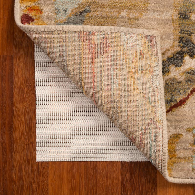 Vista Home Sure Hold White PVCCoated Knit Polyester Rug Pad Off