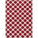 preview thumbnail 41 of 118, Machine Washable Indoor/ Outdoor Polka Dots Chantille Rug