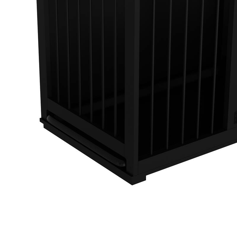 Multi-functional Pet Crate with Secure Locks - Versatile Color Console