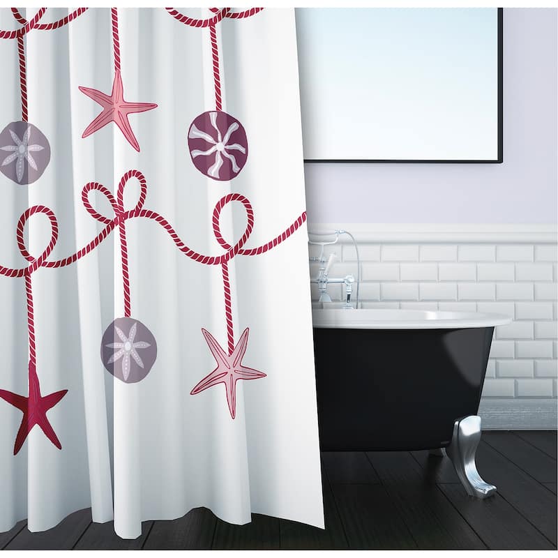 Sea Ornaments Shower Curtain