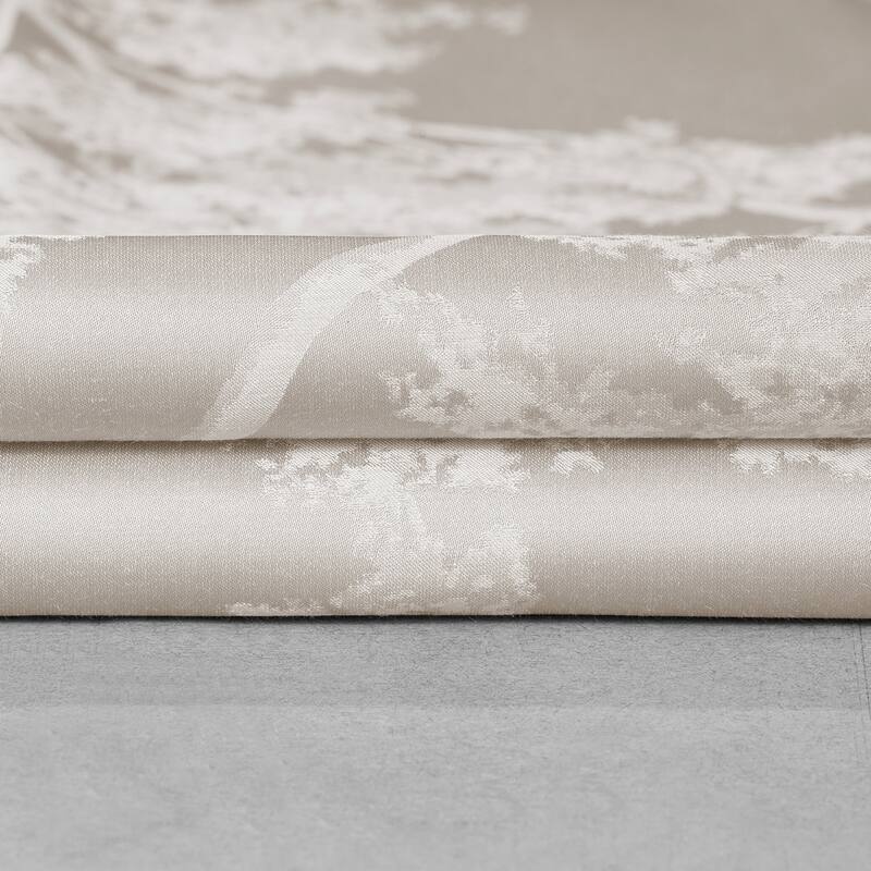 Exclusive Fabrics Sequoia Faux Silk Jacquard Curtain (1 Panel)