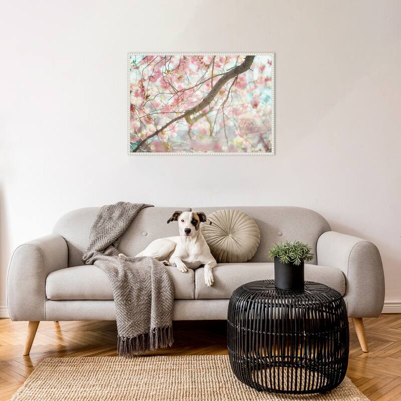 Branch Blossoms by Carrie Ann Grippo-pike Framed Canvas Wall Art Print