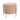Kari Sherpa & Goldfinished Metal Stool