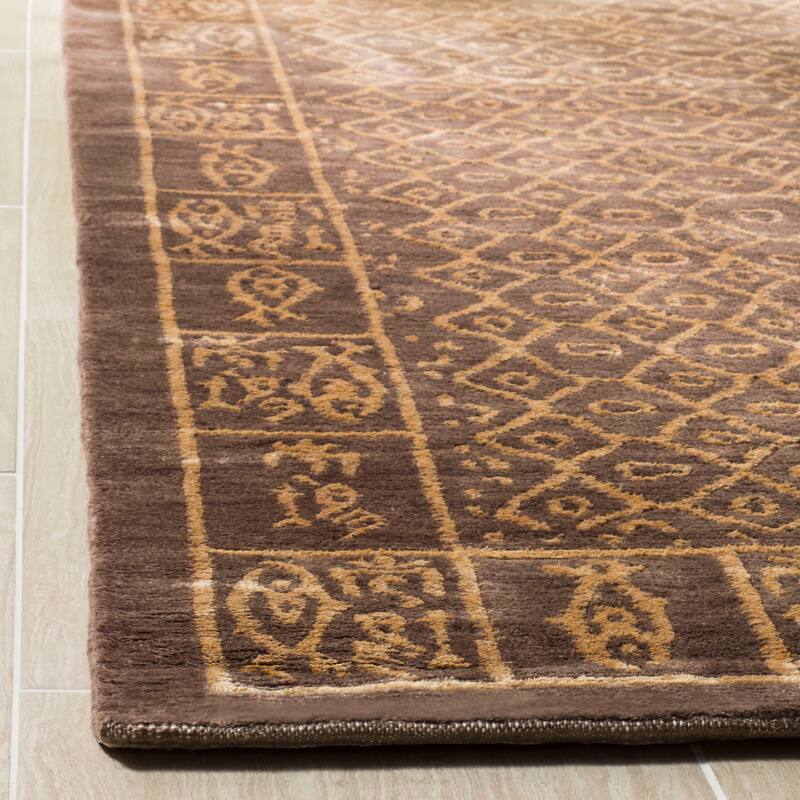 SAFAVIEH Couture Hand-knotted Tibetan Humildad Modern Wool Rug