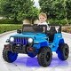 preview thumbnail 2 of 7, Kids Ride-On Jeep with 2.4G Remote Control and Soft Start - 44"x 30" x 26.5"