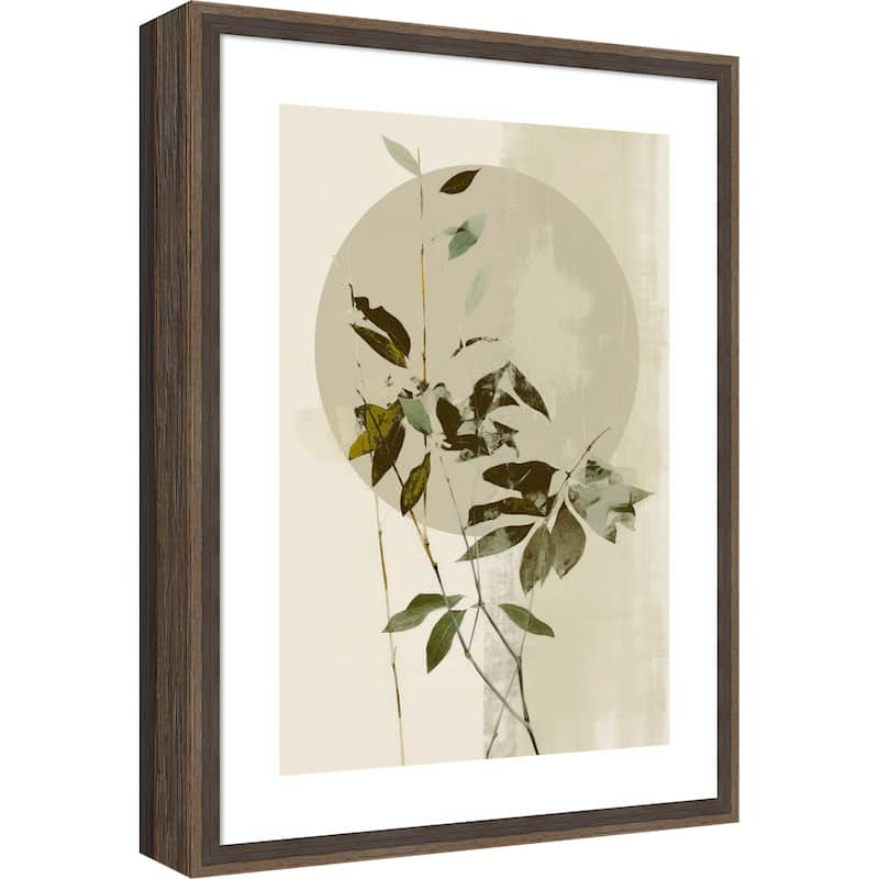 Whispering Leaves by Treechild Wood Framed Wall Art Print