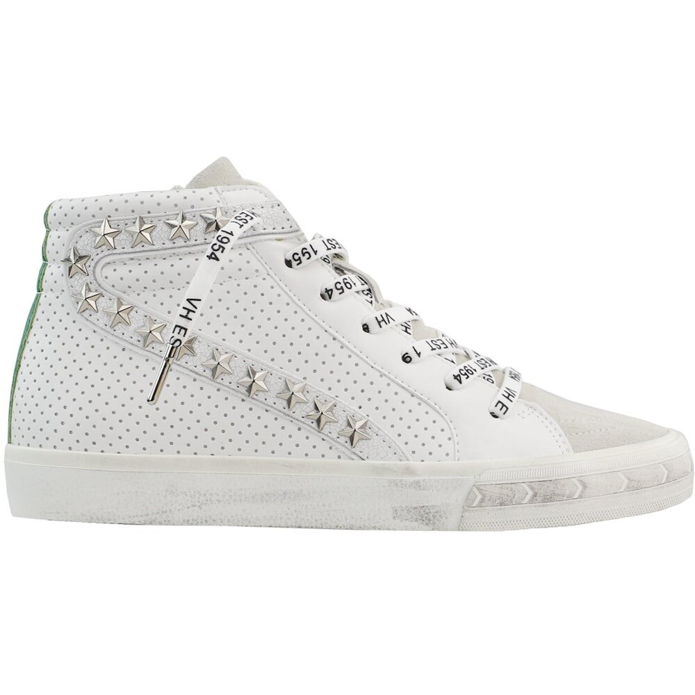 Womens studded high top sneakers clearance