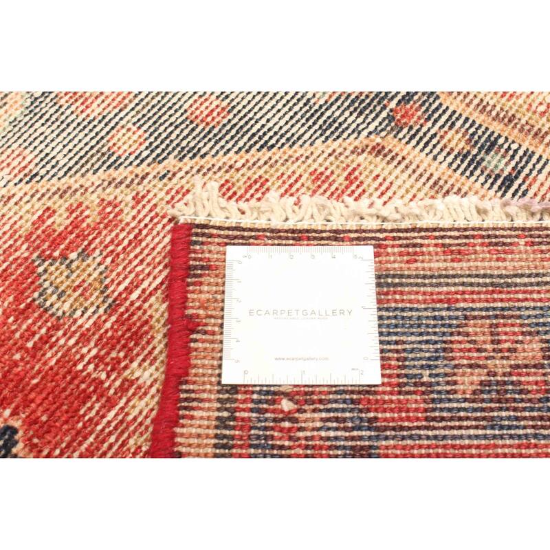 ECARPETGALLERY Hand-knotted Antalya Vintage Red Wool Rug - 3'3 x 4'11