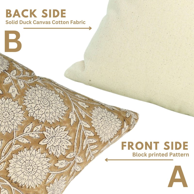 Cotton Bohemian Block print pillow Cover Rajat