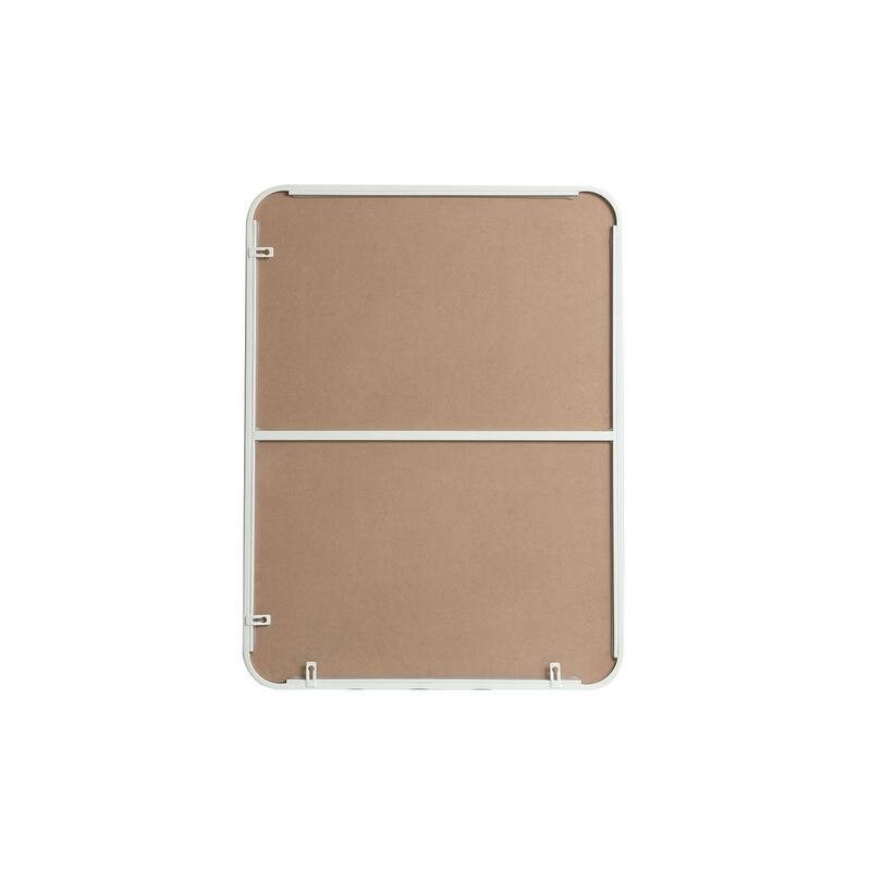 Ezra Soft Corner Metal Rectangular Mirror