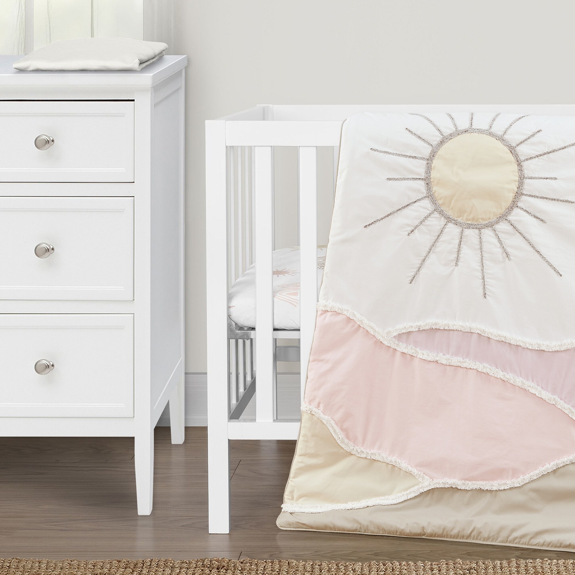 Mini crib girl bedding sets online