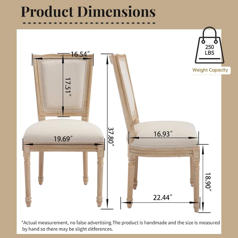 Upholstery Dining Chairs Set of 2