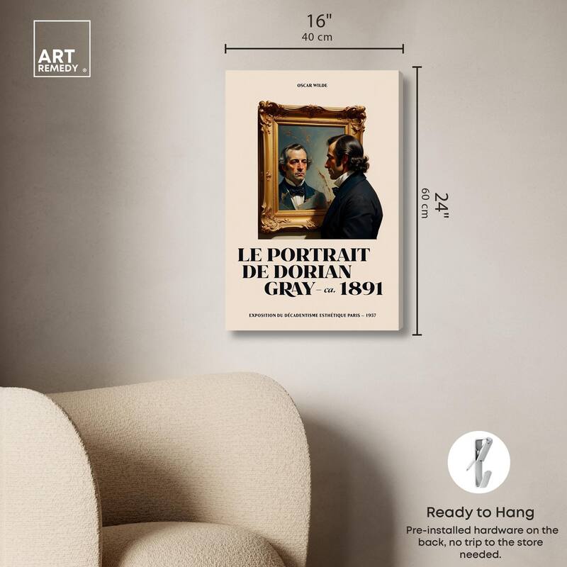Decadent World of Dorian Gray Canvas by Art Remedy, Gallery Wrapped