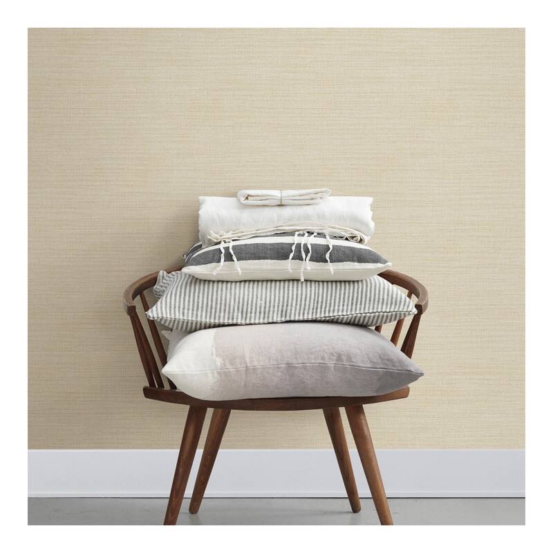 Advantage Ashleigh Neutral Linen Texture Wallpaper - 21 x 396 x 0.025