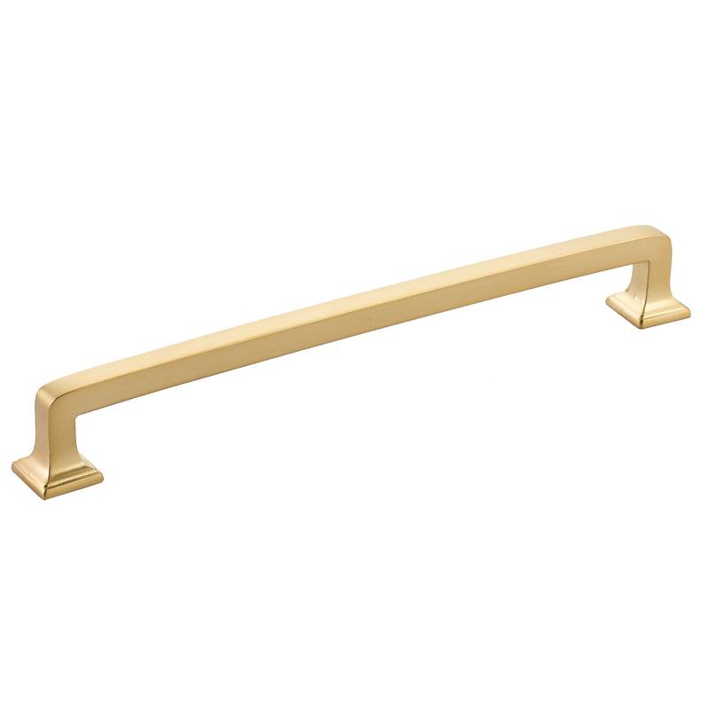 Schaub and Company Menlo Park 8" Center to Center Handle Cabinet Pull - Signature Satin Brass