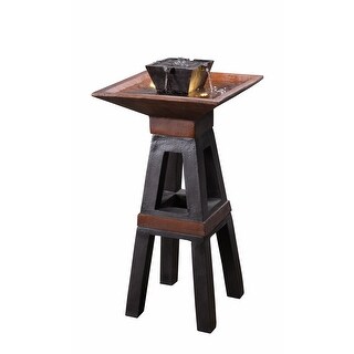 Kobe Copper and Bronze Indoor/Outdoor Floor Fountain - 20" x 41"