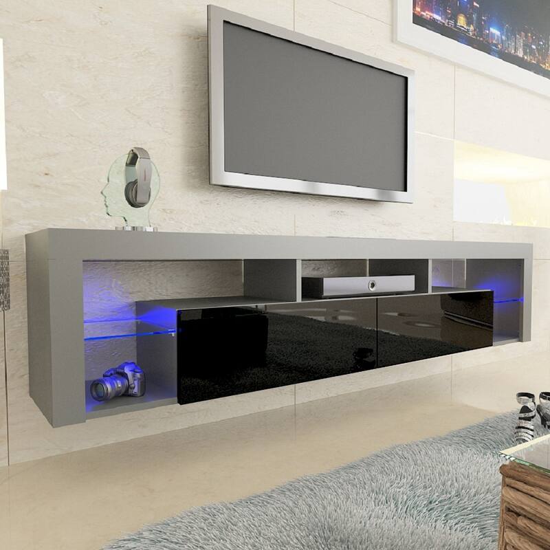 Milano 200 Wall Mounted Floating 79-inch TV Stand