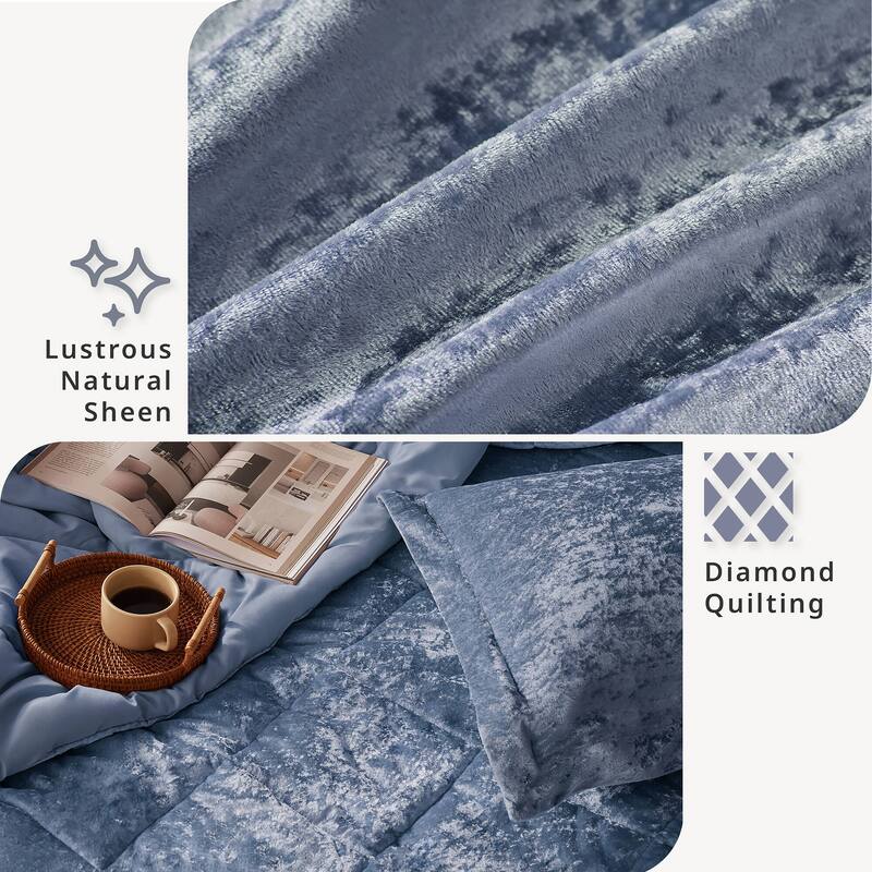 Intelligent Design Isabel Velvet Comforter Set
