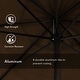 preview thumbnail 138 of 143, North Bend 9-foot Round Auto-tilt, Bronze Finish, Sunbrella Patio Umbrella by Havenside Home