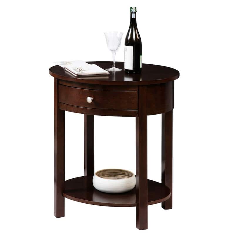 Convenience Concepts Classic Accents Cypress 1 Drawer End Table with Shelf