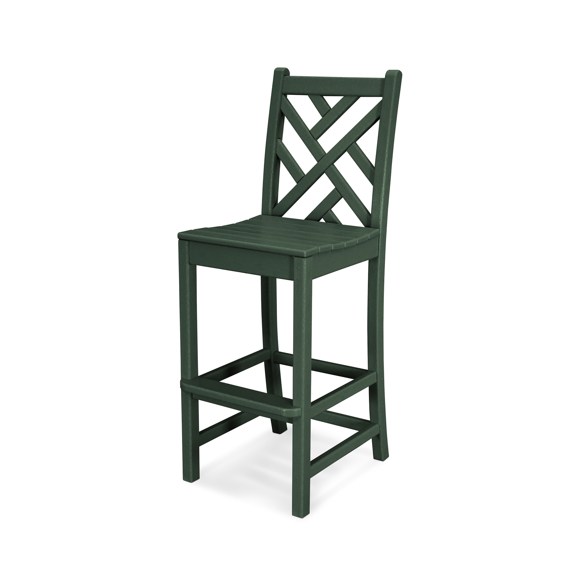 POLYWOOD Chippendale Outdoor Bar Side Chair