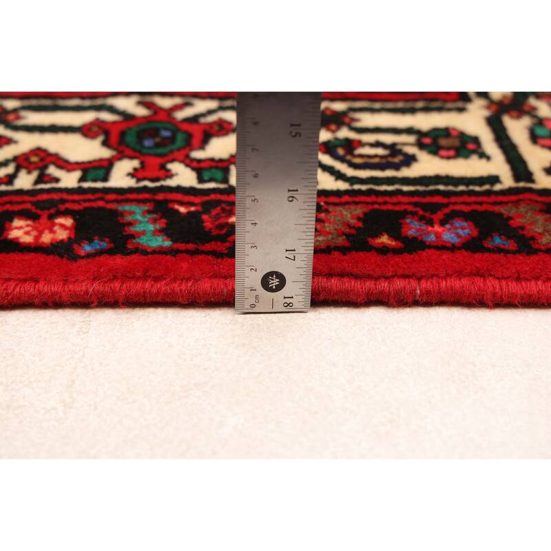 ECARPETGALLERY Hand-knotted Andelz Red Wool Rug - 3'5 x 5'2