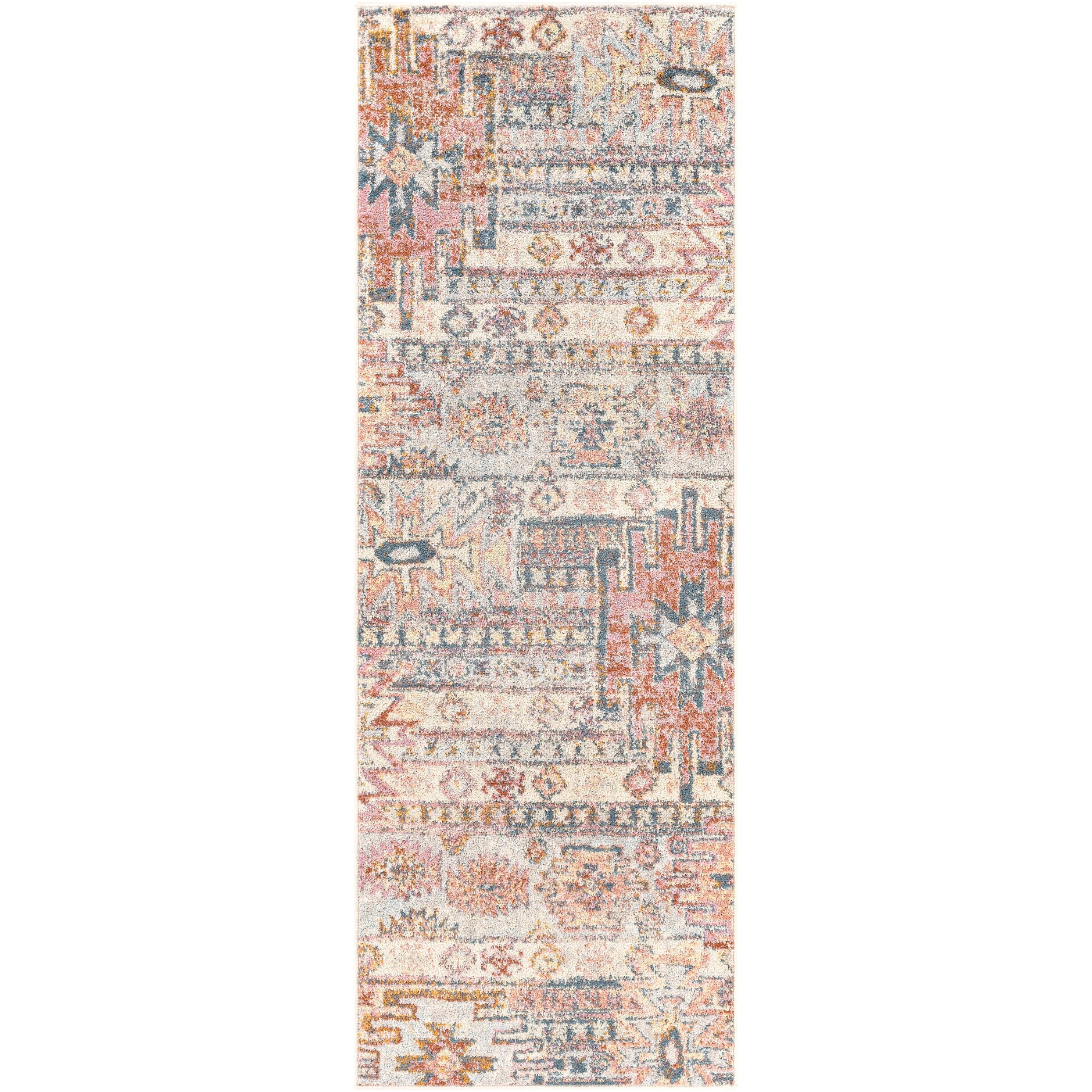Iver Southwestern Patchwork Area Rug Overstock