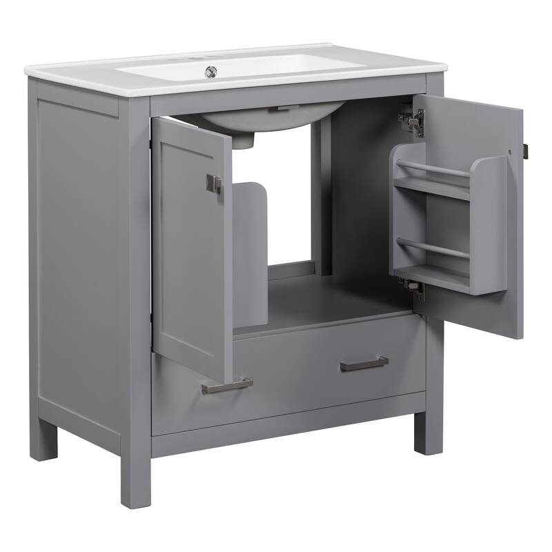 30" Bathroom Vanity with Single Sink
